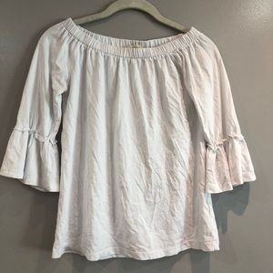 Michael Kors white off the shoulder top